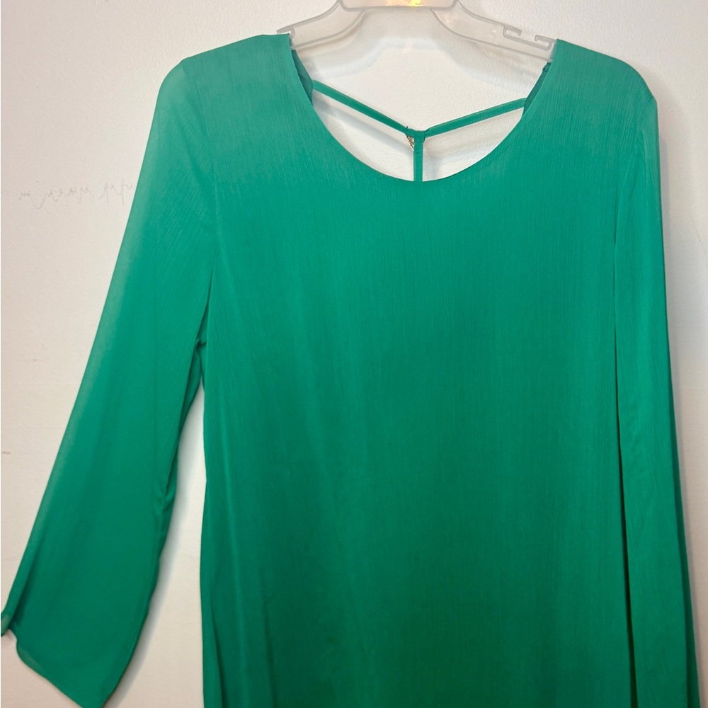 Green Long Sleeve Blouse